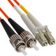 LC-ST Duplex Multimode 62.5/125 (OM1) Fiber Optic Patch Cable in Orange - 1-m ICFOJ3M301 LC-ST Duplex Multimode 62.5/125 (OM1) Fiber Optic Patch Cable in Orange - 1-m ICFOJ3M301